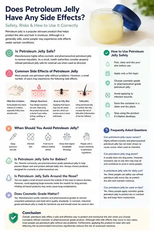 petroleum jelly side effects