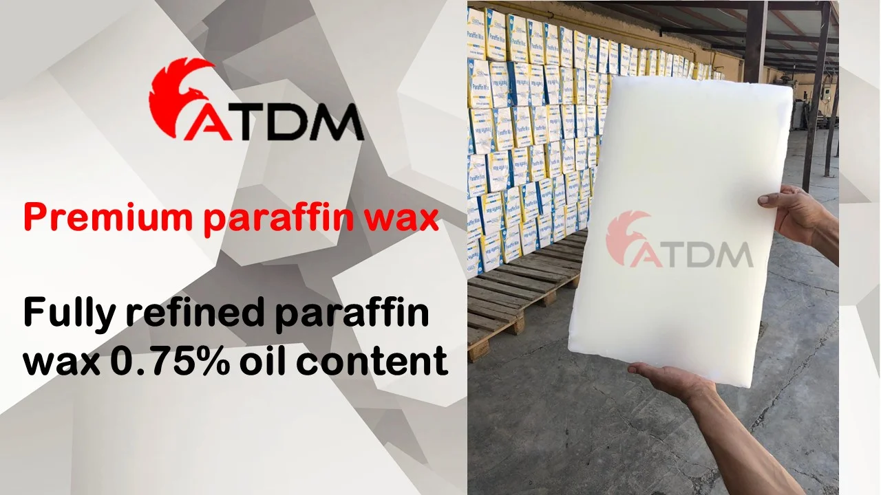 Fully refined paraffin wax 0.75% oil content