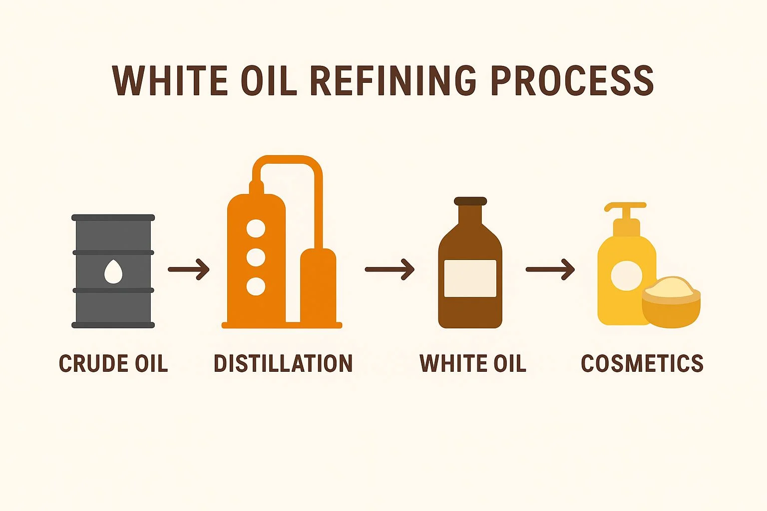 Liquid paraffin cosmetic