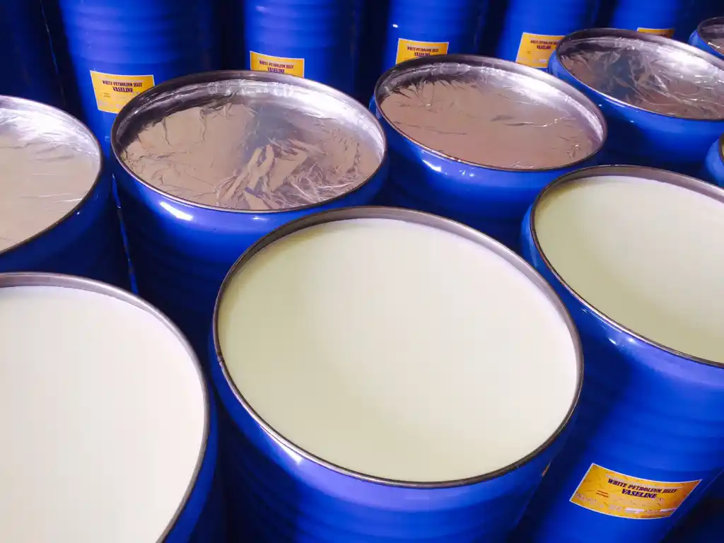 IRAN VASELINE AND PETROLEUM JELLY DRUMS