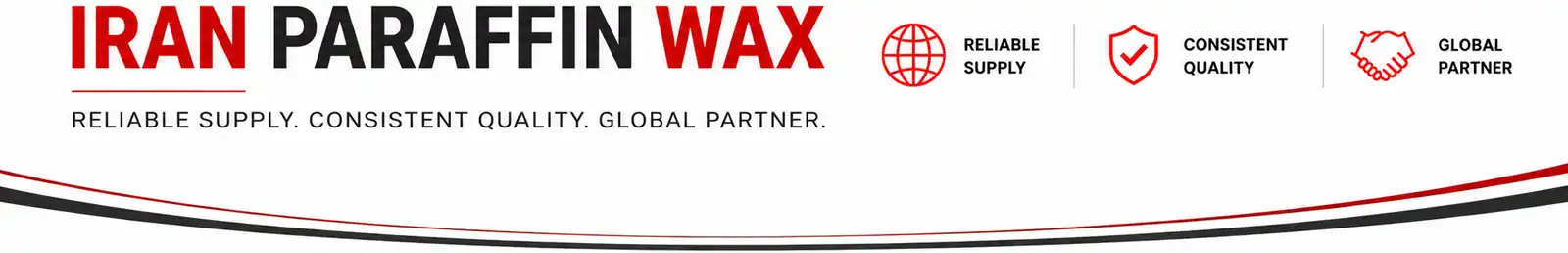 iran paraffin wax banner